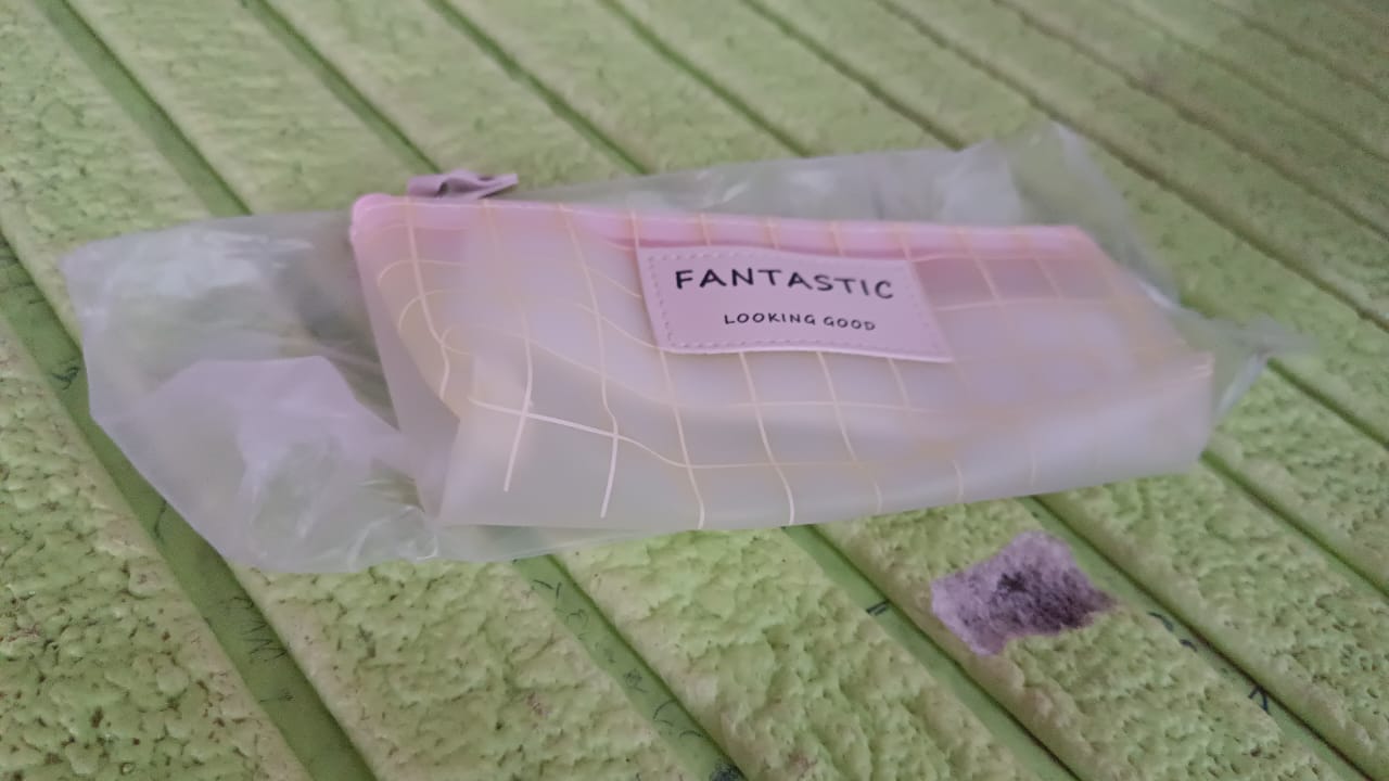 Transparent Pencil Zip Pouch Bag Zipper (1 Pc)