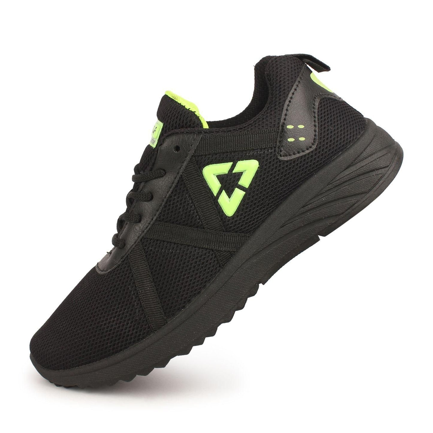 Monex New Latest Full-Black Shoes For Mens