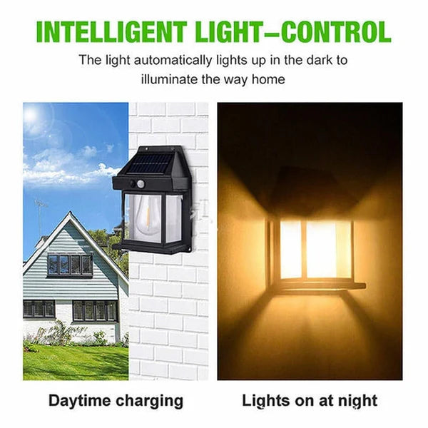 Solar Wall Lamp – Wireless Outdoor Light with Motion Sensor & 3 Modes (pack of 2)