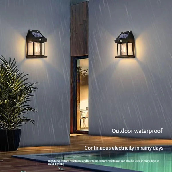Solar Wall Lamp – Wireless Outdoor Light with Motion Sensor & 3 Modes (pack of 2)
