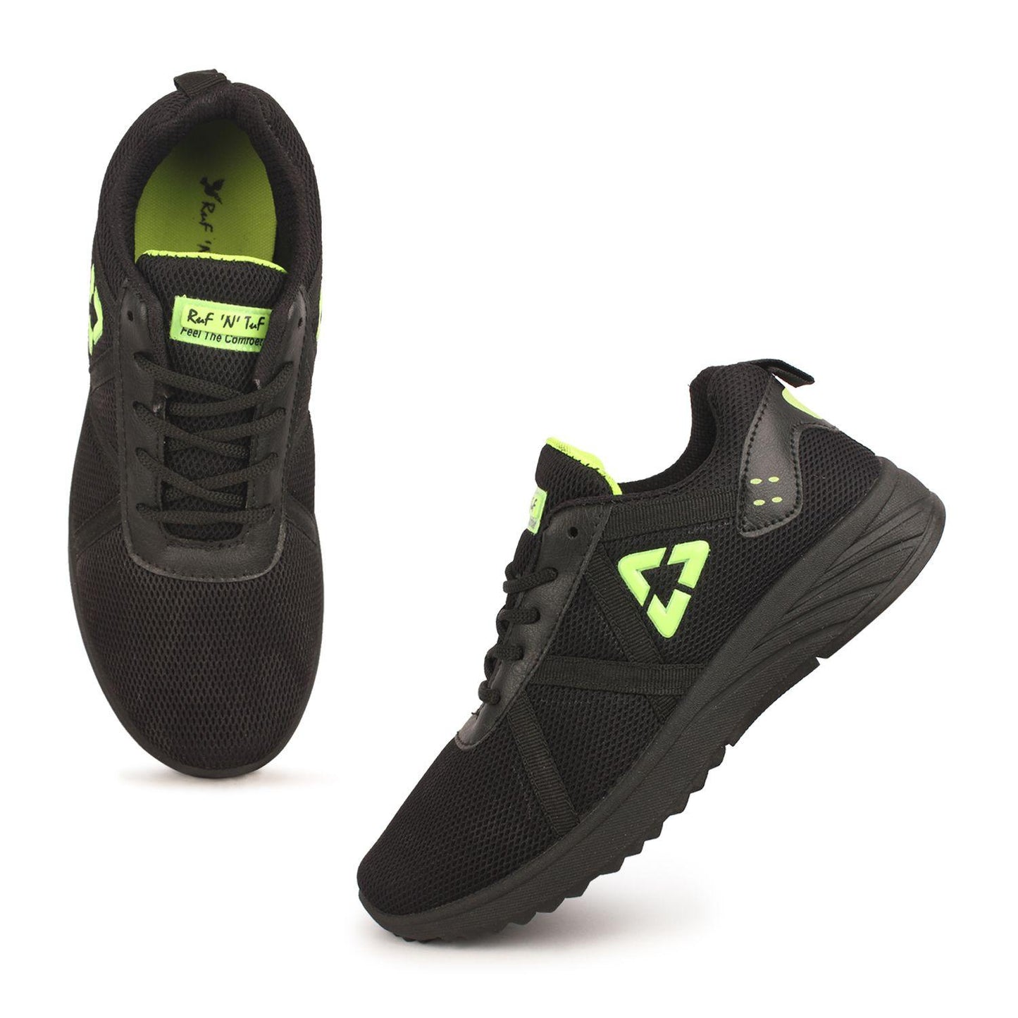Monex New Latest Full-Black Shoes For Mens