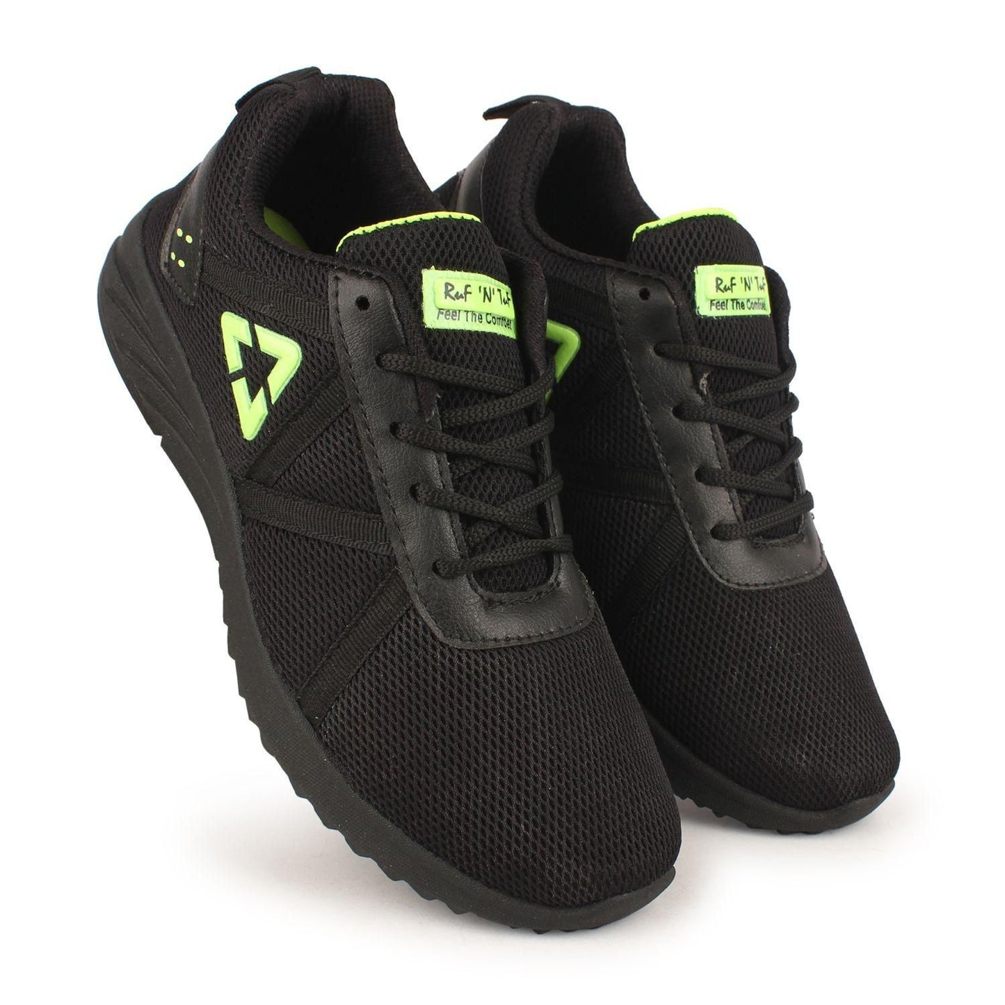 Monex New Latest Full-Black Shoes For Mens