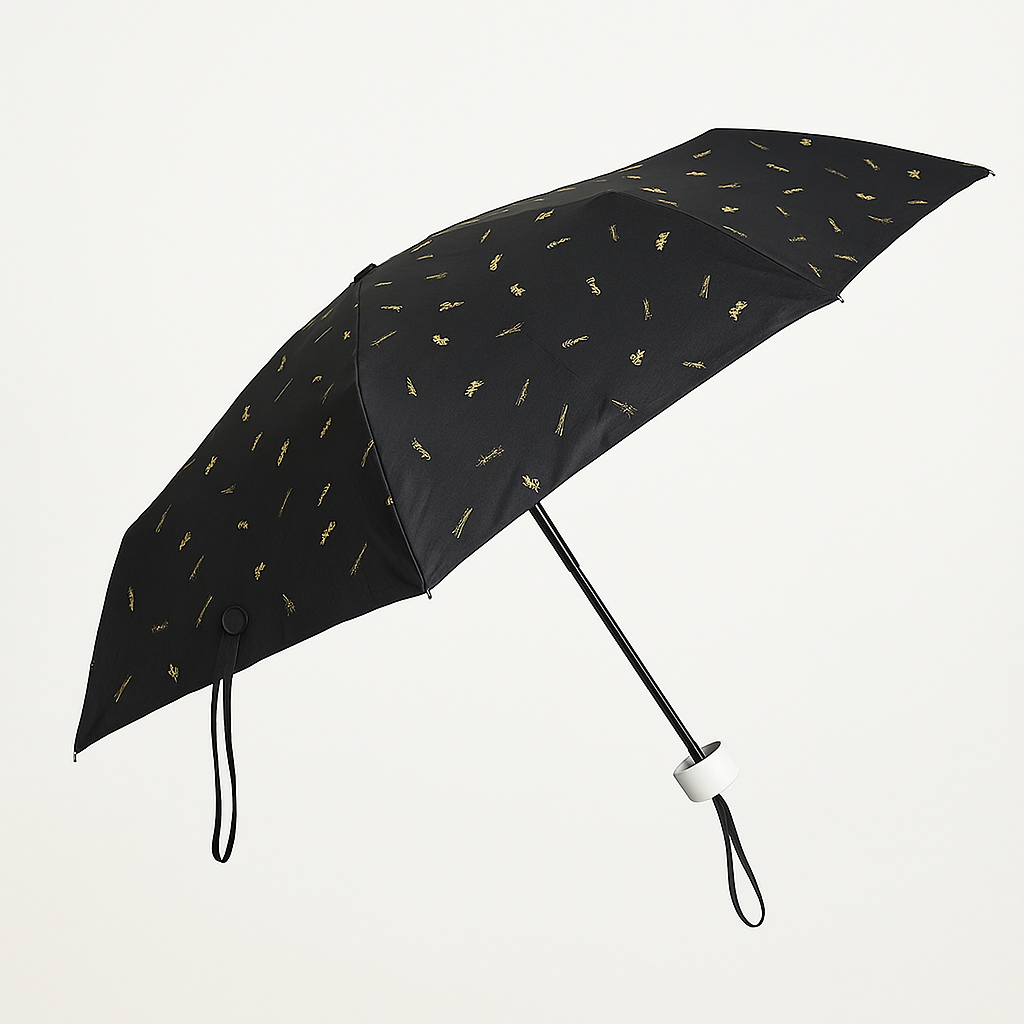 3-Fold Cute Umbrella β Sun & Rain Protection, UV Shield (1 Pc / With Zip Case)