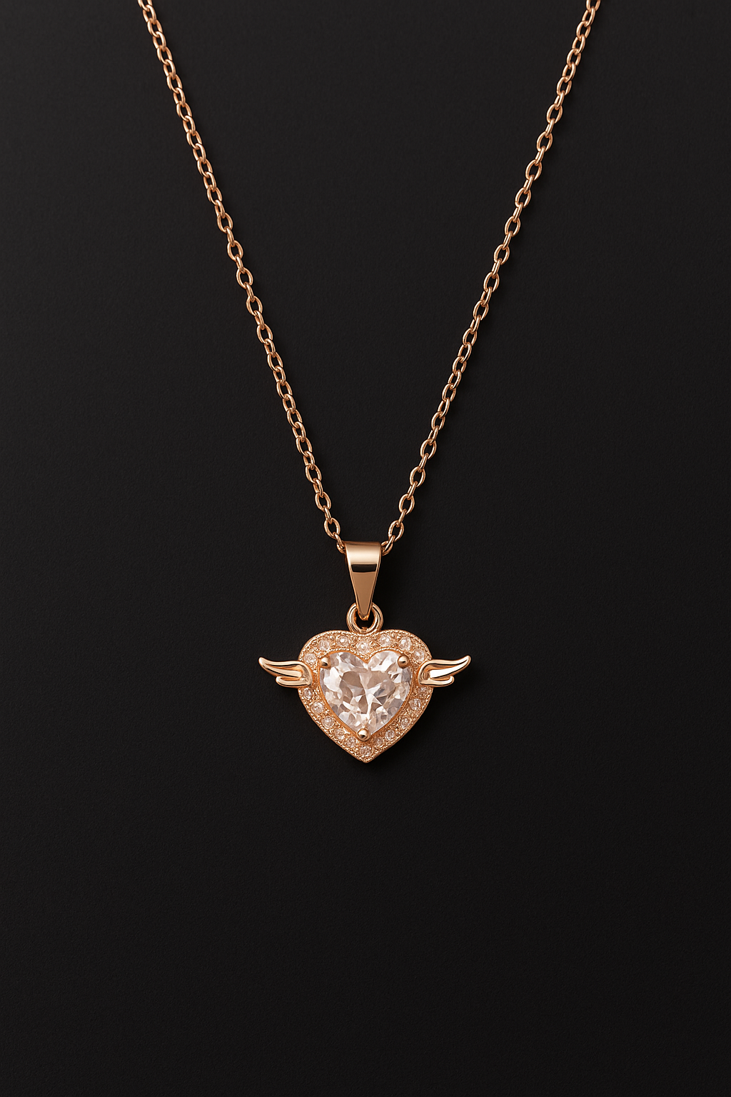 Heart With Wings Necklace