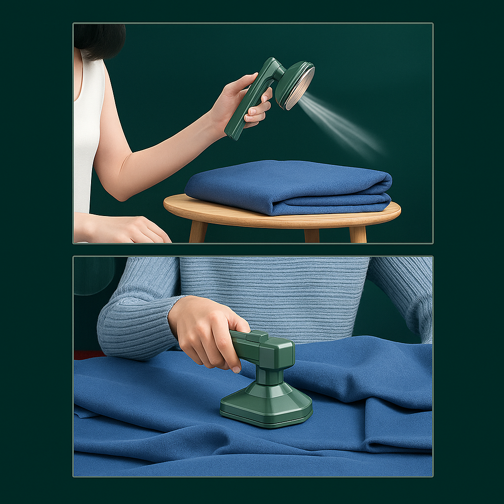 Iron-Travel Steamer Iron for Clothes , Portable Handheld Iron