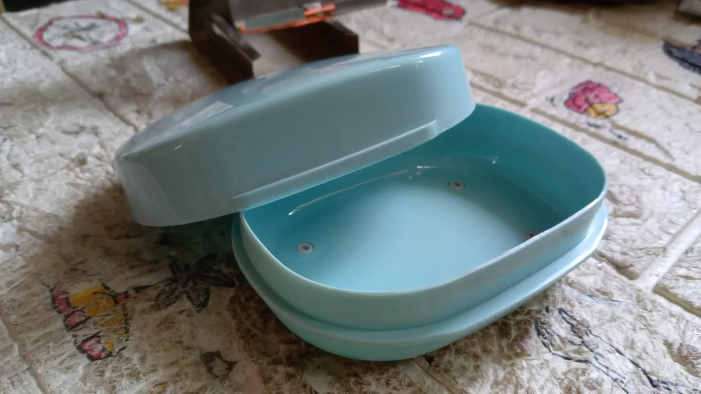 Soap Container, Soap Box Household Kitchen and Bathroom Can Use PP Material Drain Box, Soap Dish, for Bathroom Shower Home Outdoor Camping (1 Pc)