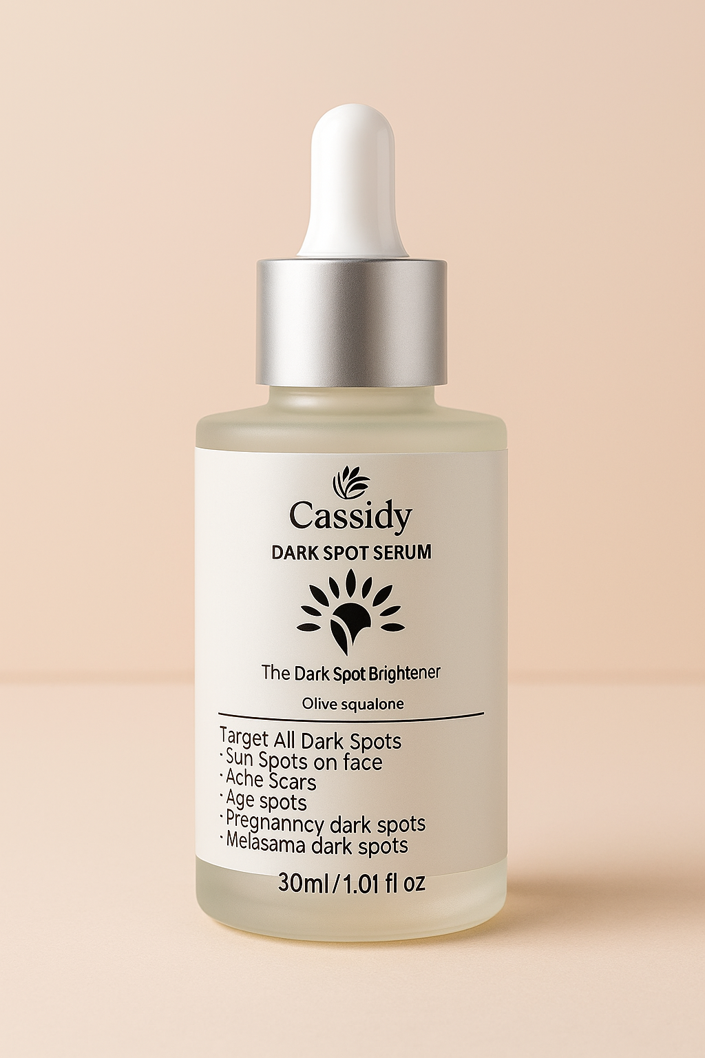 CASSIDY Dark Spot Serum Dark Spot Brightener and Olive Squalane Remove Acne Scars (Pack of 2)