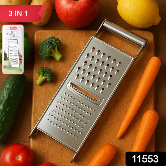 Apex Stainless Steel Grater & Slicer (3 in 1)