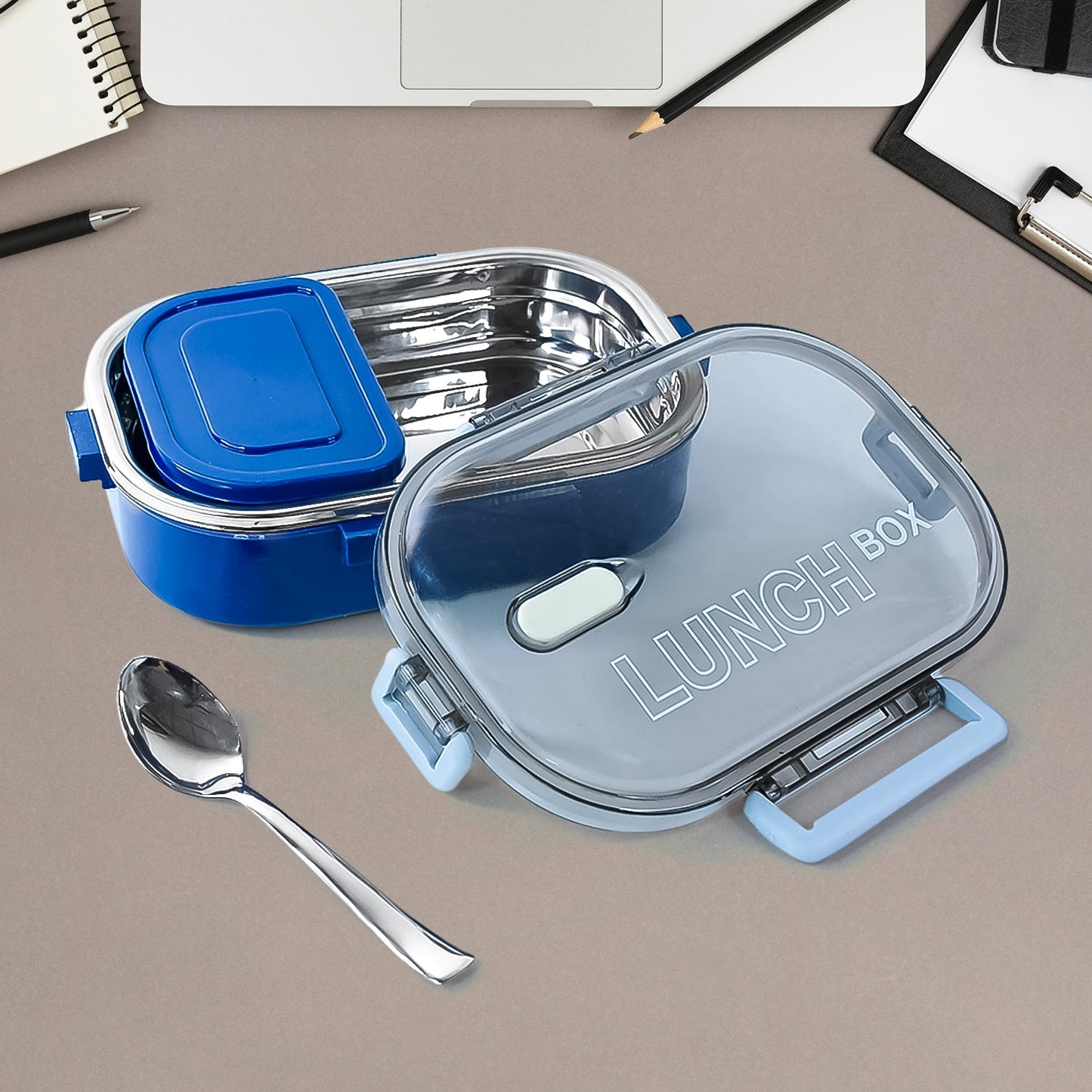 Home Chef Premium Airtight Steel Lunch Box