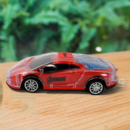 Plastic RC Racing Car – 2-Way Control with Handle Remote & Rechargeable Battery (Ideal Birthday Gift)