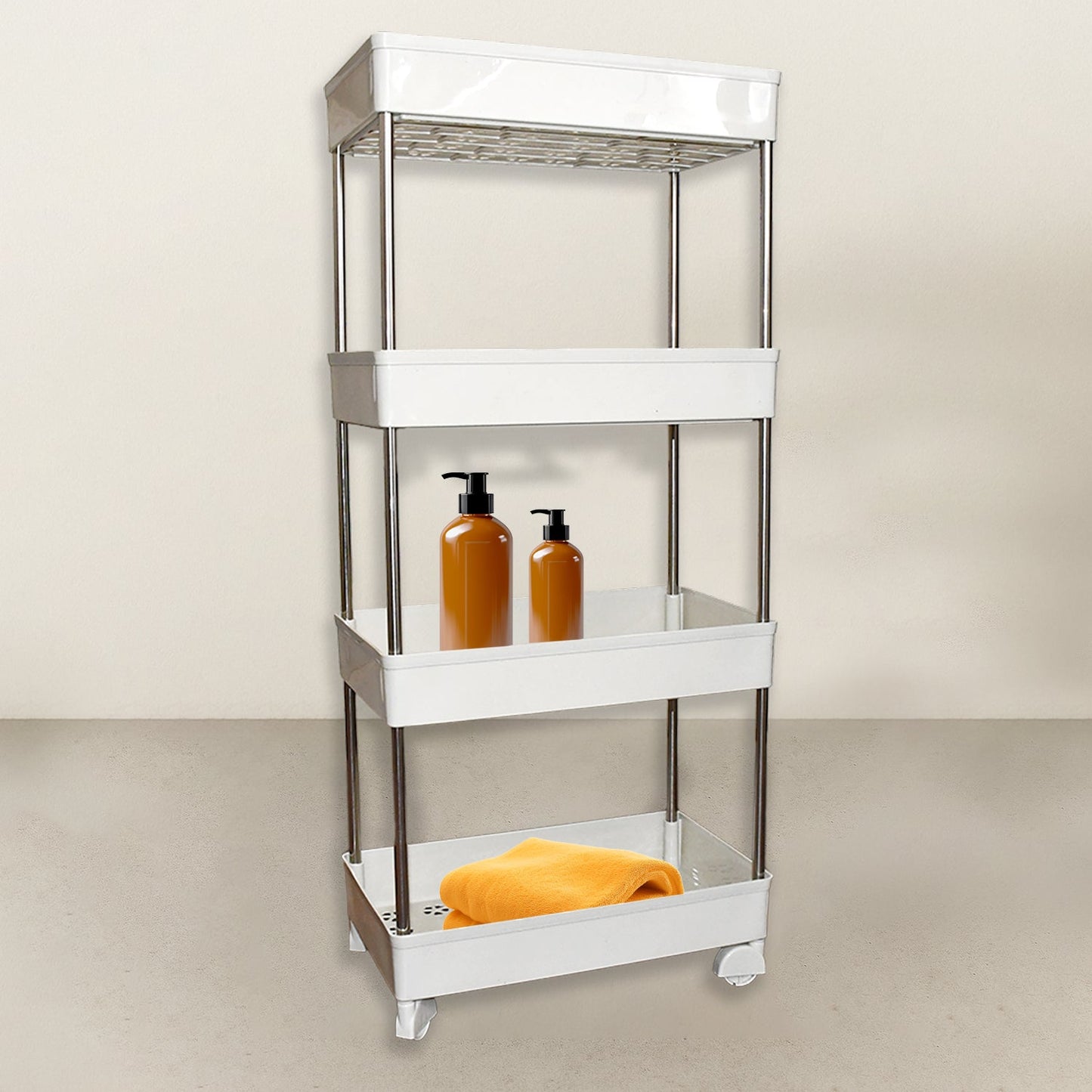 4 Layer Kitchen Rack For Holding And Placing Types Of Things