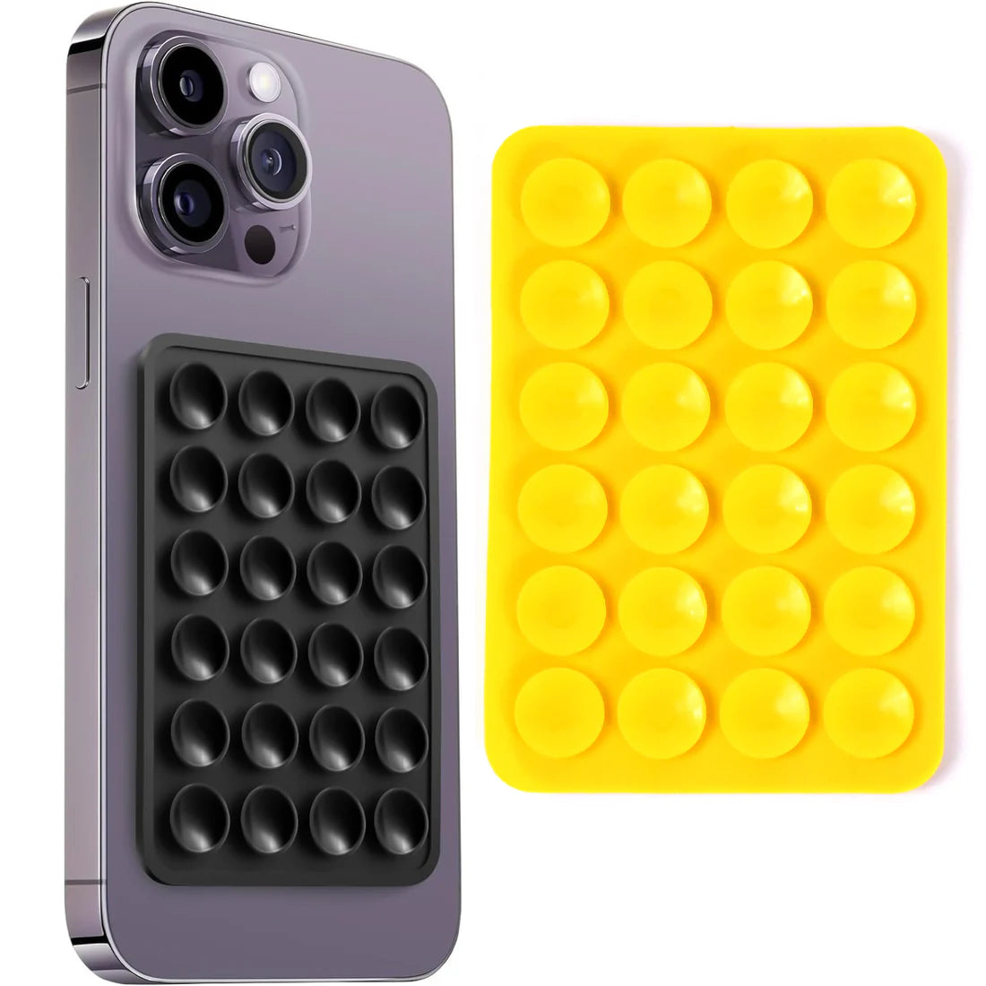Suction Phone Holder Mount 4Pcs – Silicone Grip, Mix Colors | Gambit