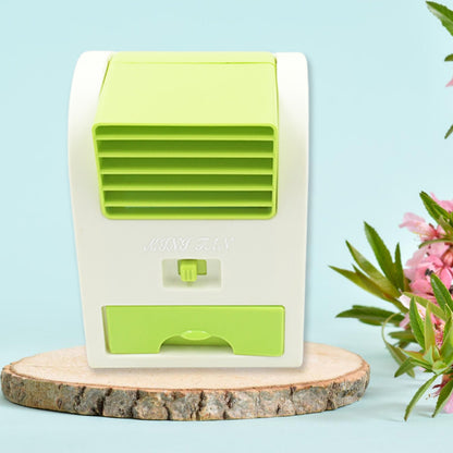 Portable Air Cooler-Rechargeable Personal with Duration Desk Cooling Fan USB/Battery Powered Desk PC Laptop Air Conditioner Cooler for Home, Bedroom, Travel, and Office