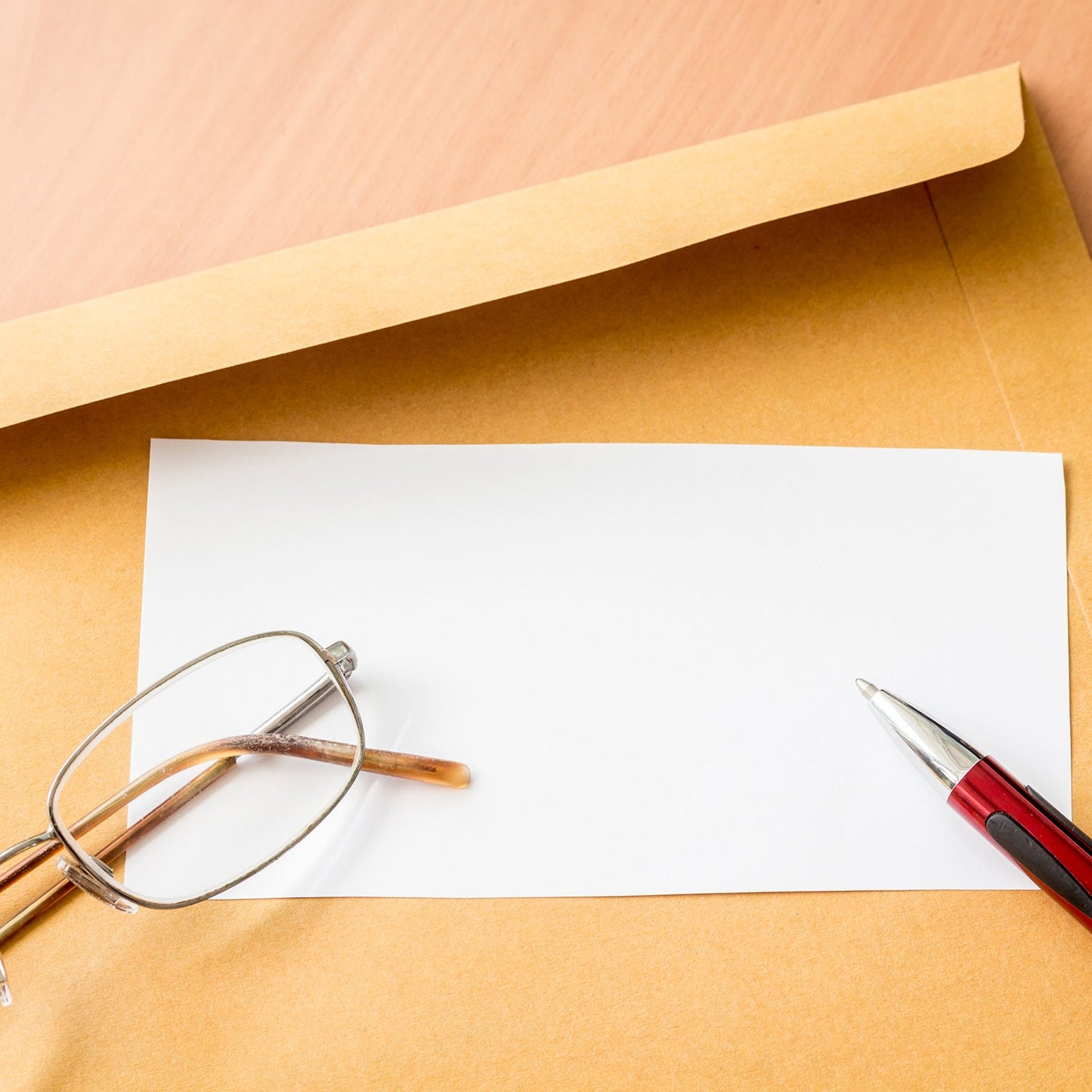 Brown Kraft Envelope for Invitations & Office Use (1 Pc, 16x14 Inch)