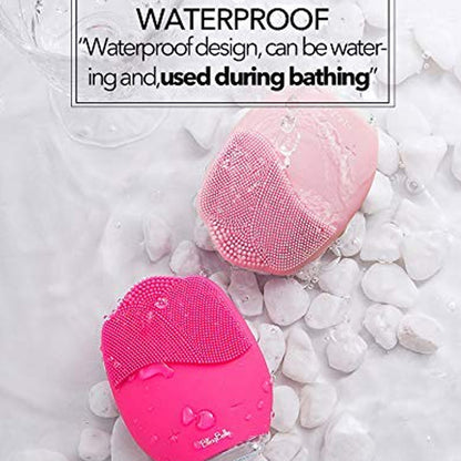 Rechargeable Sonic Silicone Face Cleansing Brush