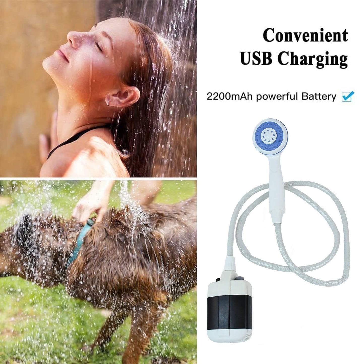 Portable Outdoor Shower Kit (1 Set)