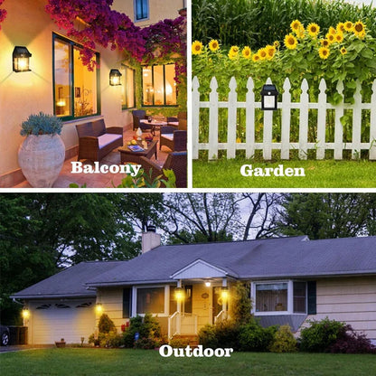 Solar Wall Lamp – Wireless Outdoor Light with Motion Sensor & 3 Modes (pack of 2)
