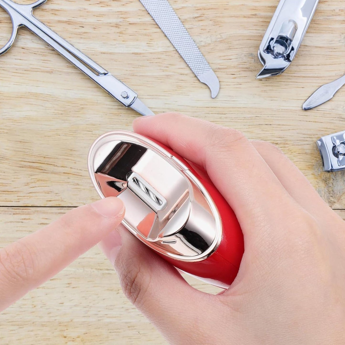 Electric Nail Clipper & File | Safe Automatic Nail Trimmer for Baby & Adult | Nail Drill & Grinder Tool