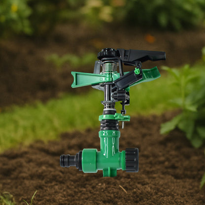 360-Degree Rotating Garden Impact Sprinkler (1 Pc)