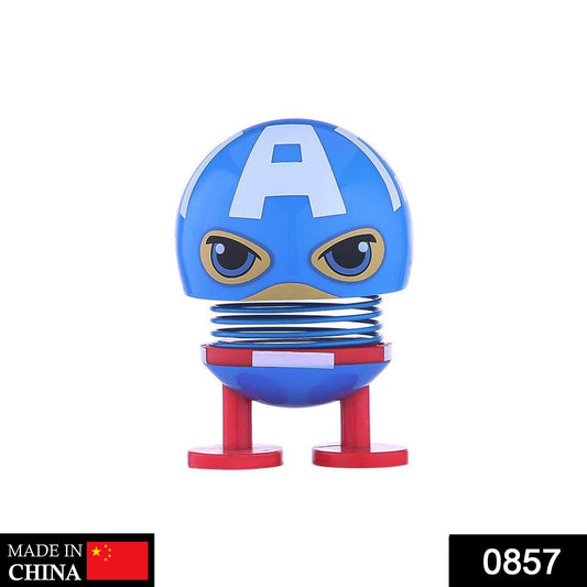 Superhero spring figure
