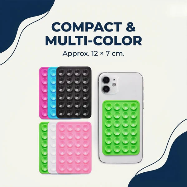 Suction Phone Holder Mount 4Pcs – Silicone Grip, Mix Colors | Gambit