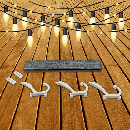 Wall Mounted Coat Hanger Rack – 6 Hooks for Clothes, Jackets & Hats