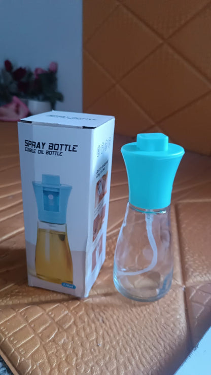 Oil Dispenser Bottle, Oil and Vinegar Cruet, Oil Sprayer Dispenser, Olive Oil Dispenser 170 ml Mist Oil Spray Bottle for Cooking with Plastic