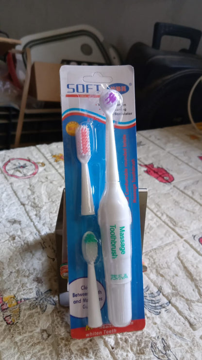 Electric Toothbrush for Adults & Teens – Deep Cleansing, Battery Operated (Battery Not included)