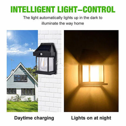 Solar Wall Lamp – Wireless Outdoor Light with Motion Sensor & 3 Modes (pack of 2)