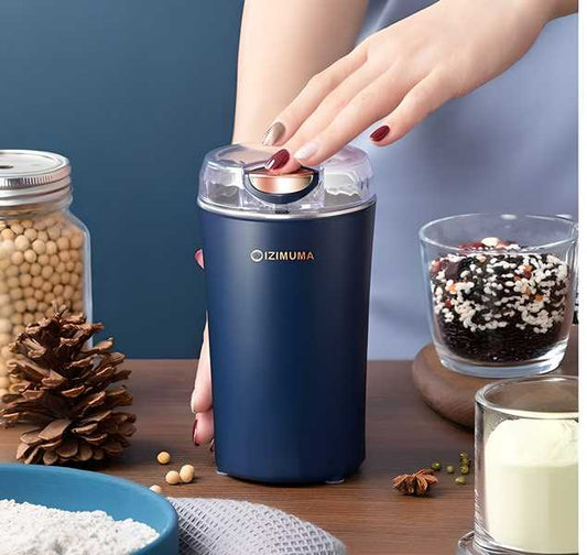 Portable 4-Blade Mini Grinder & Blender for Home & Office