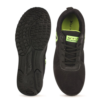 Monex New Latest Full-Black Shoes For Mens