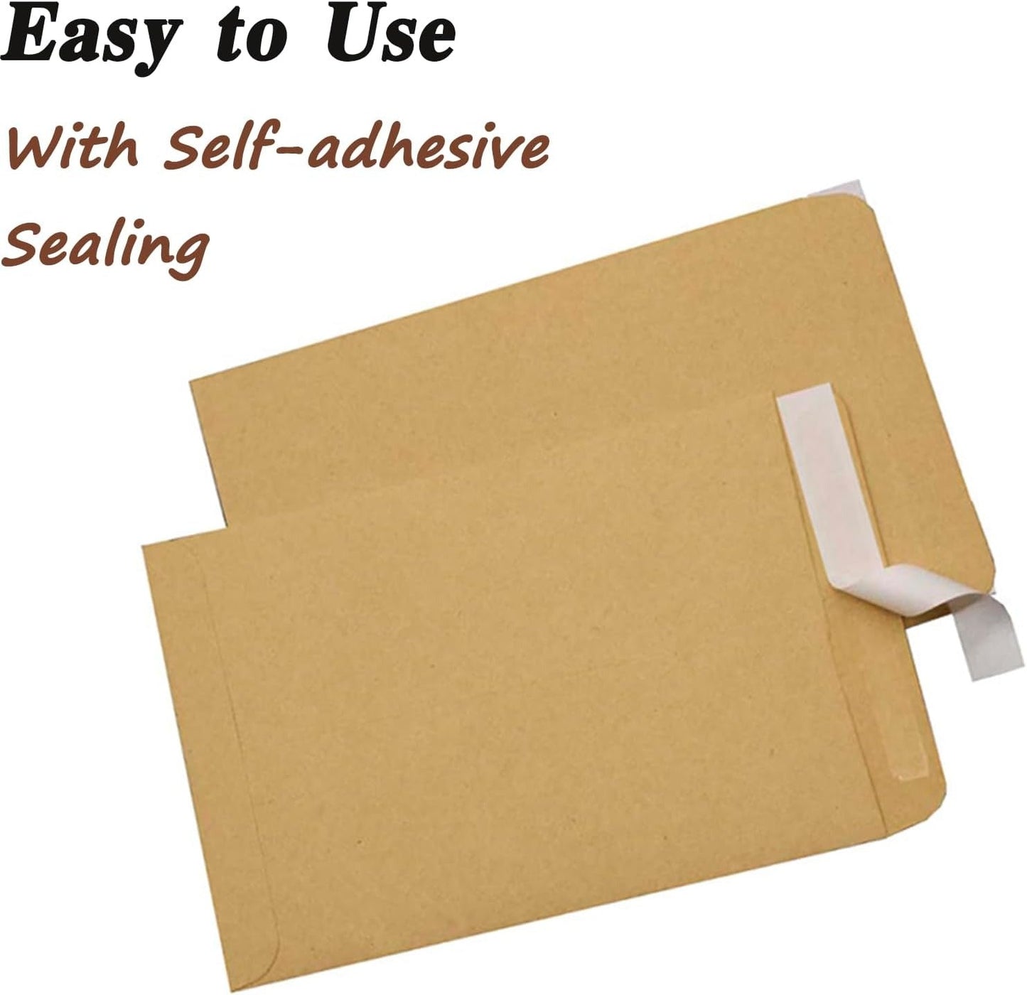 Brown Kraft Envelope for Invitations & Office Use (1 Pc, 16x14 Inch)