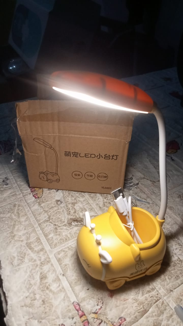 360° Adjustable Foldable LED Desk & Reading Lamp – USB Rechargeable (1 Pc)