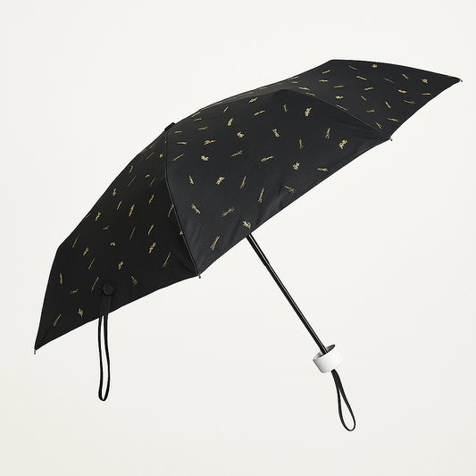 3-Fold Cute Umbrella – Sun & Rain Protection, UV Shield (1 Pc / With Zip Case)