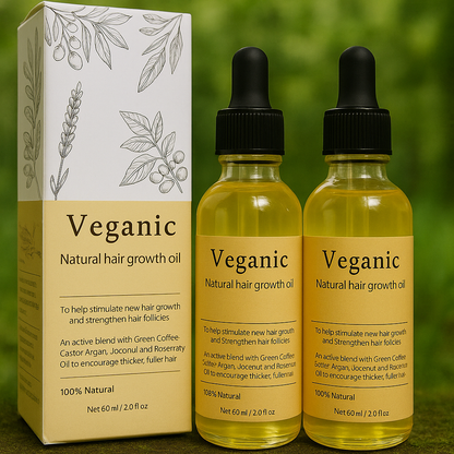 Vegan Natural Hair Growth Oil (Pack of 2)