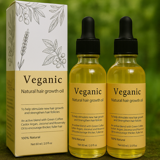 Vegan Natural Hair Growth Oil (Pack of 2)