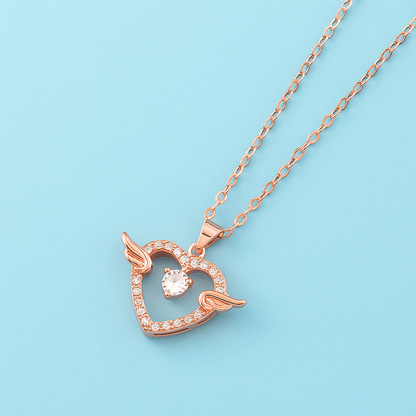 Heart With Wings Necklace
