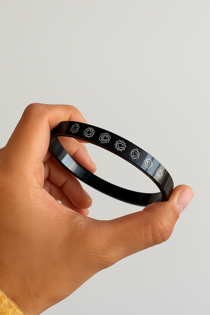 Balance 7 Chakra Kada Bracelet For Men