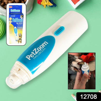 Electric Pet Nail Paw Trimmer, Clipper for Dogs and Cats – Cordless Nail Grinding Grooming Tool (1 Pc / Battery Not Included)