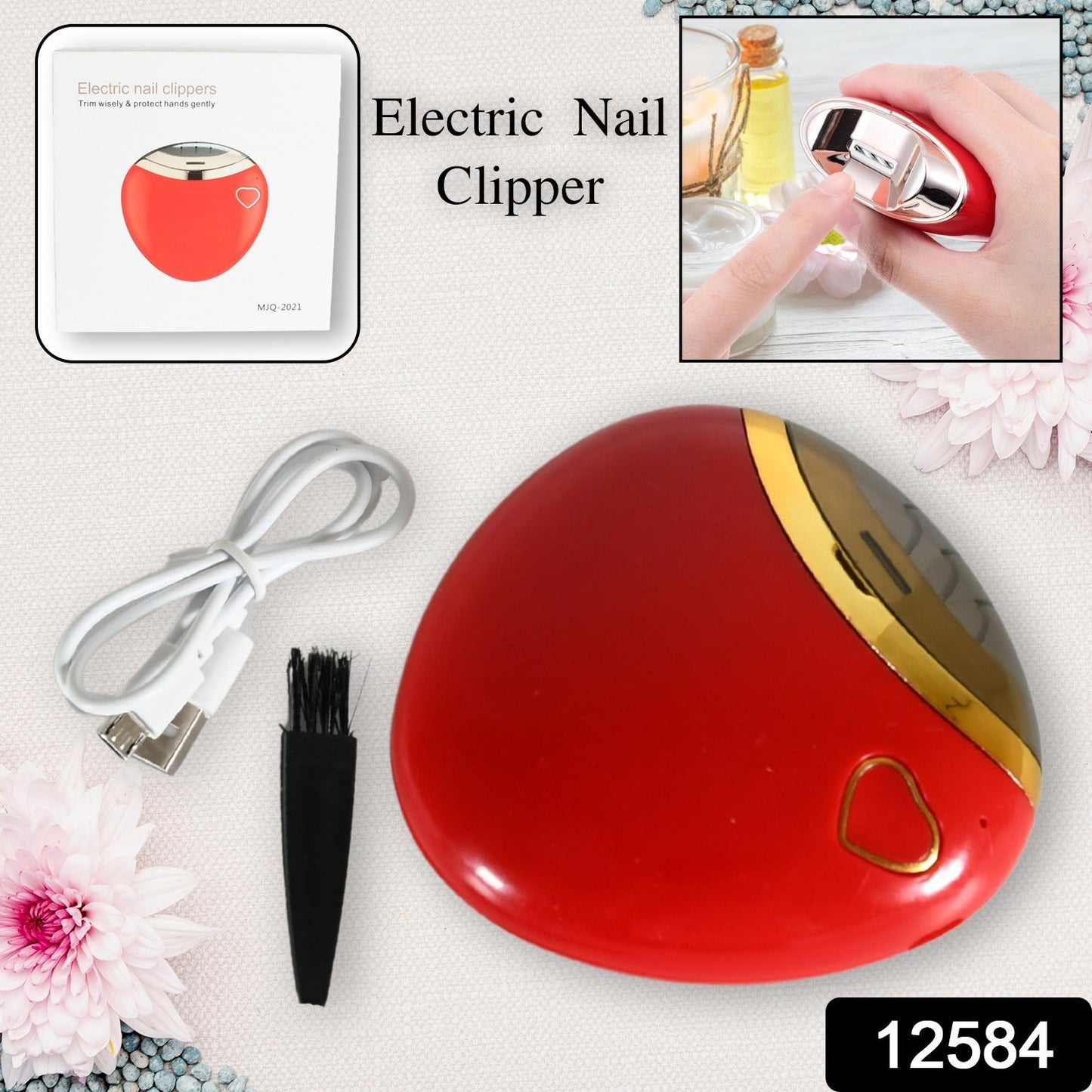 Electric Nail Clipper & File | Safe Automatic Nail Trimmer for Baby & Adult | Nail Drill & Grinder Tool